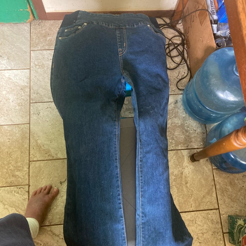 Classic Dark Blue Boot Cut Jeans